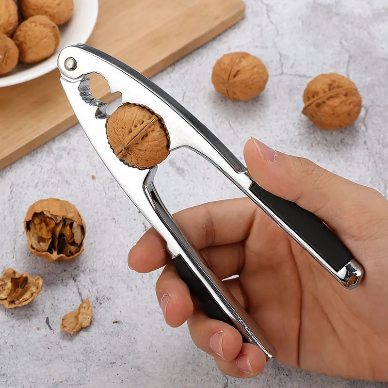 Other Kitchen Tools Zinc Alloy Multifunctional Nutcracker Plier Walnut Clip Almond Pecan Nut Cracker Fruit Hard Shell Remover Opener Hazelnut Filbert Tool ZL1001