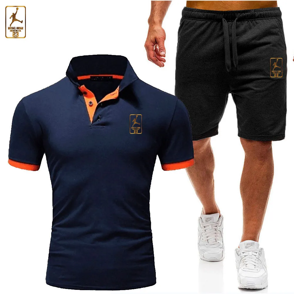 Ensembles de course survêtements de marque hommes costumes de Sport d'été vêtements de Sport vêtements de Sport Gym Fitness entraînement ensembles de Sport