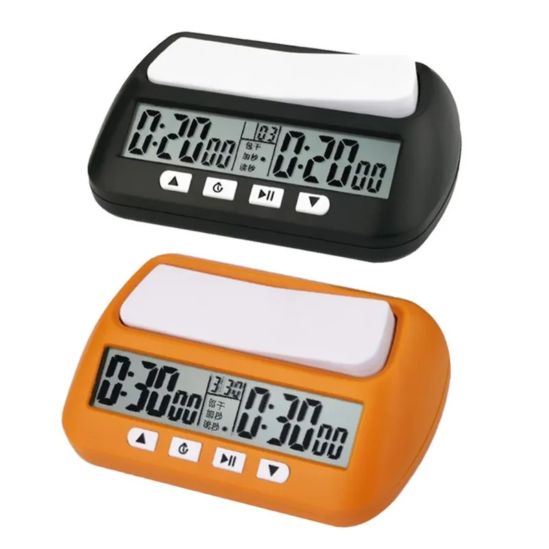 Professionell schackklocka Kompakt Digital klocka Räkna upp Timer Board Game Stopwatch Bonus Competition Hour Meter Drop Ship