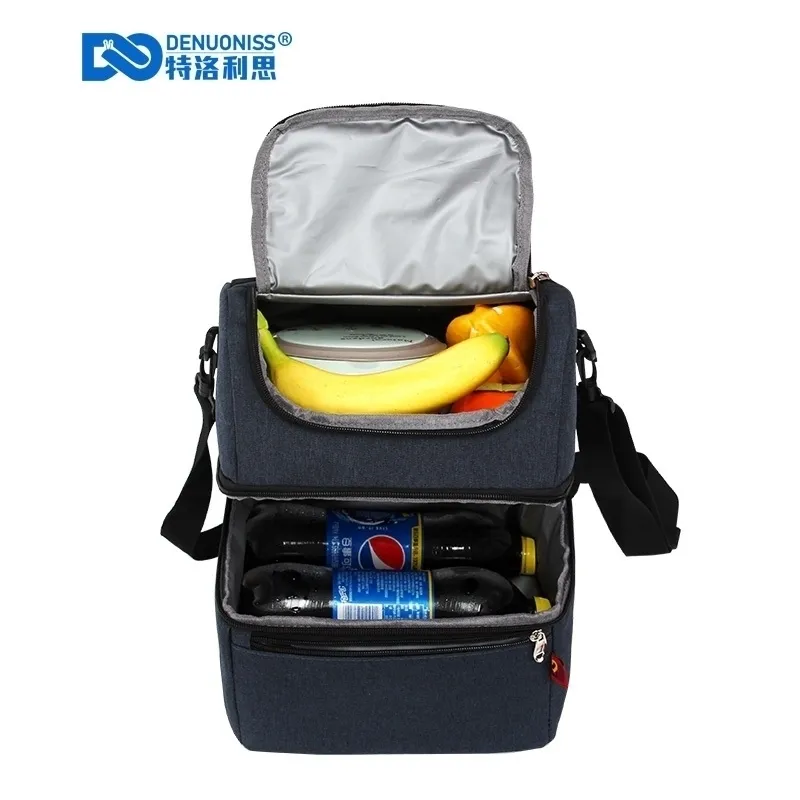 DENUONISS Thermo-Lunch-Taschen, Thermobox für Kinder, Lebensmittel, Picknick, Handtasche, Kühler, isoliert, Y200429