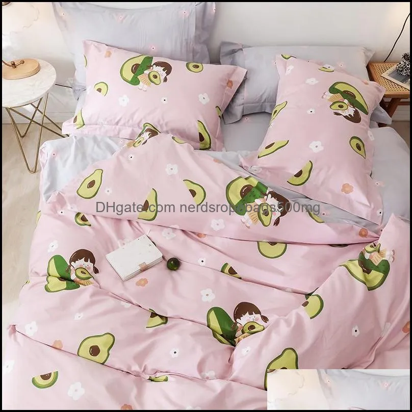 White Bunny Rabbit Pink Duvet Cover Set Cotton Bedlinens Twin Queen King Flat Sheet Fitted Sheet Bedding one 250 S2