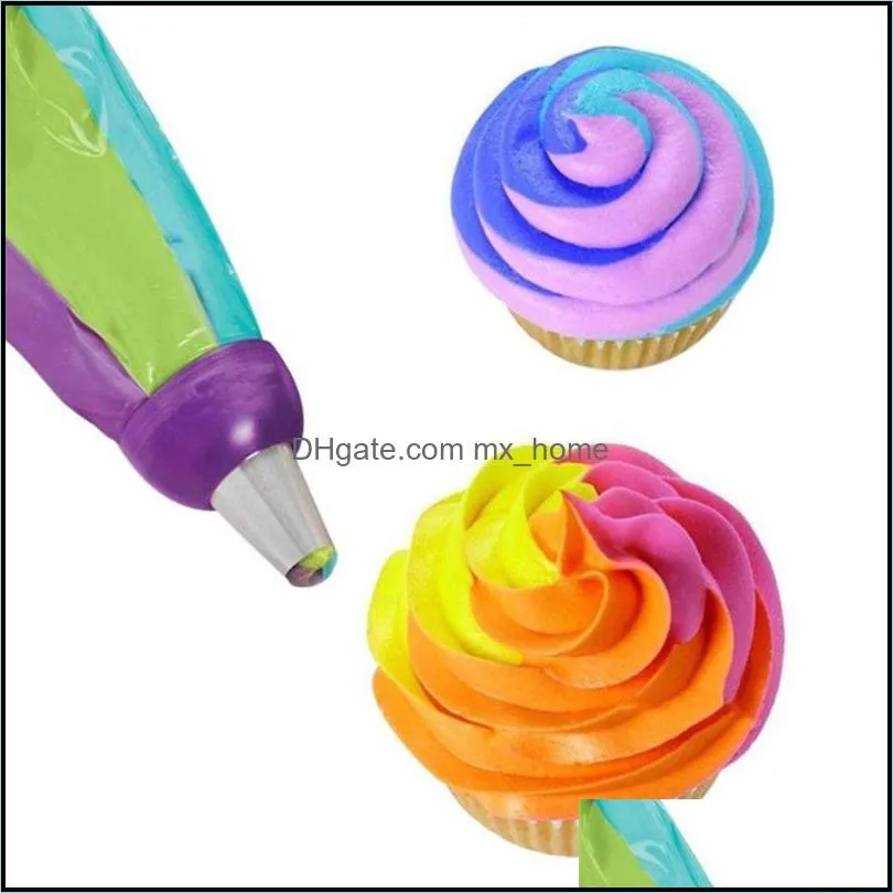 baking & pastry tools icing piping bag russian nozzle converter cream coupler cupcake fondant cookie adaptor