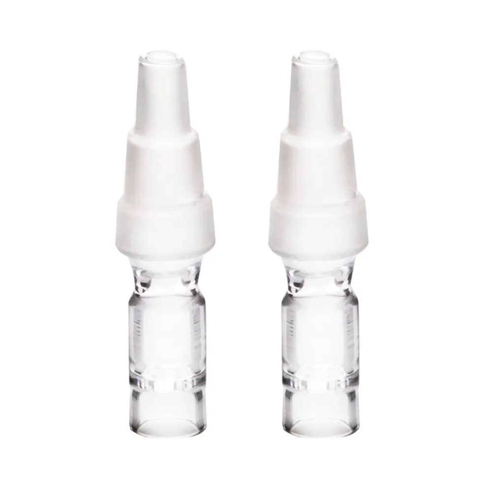 Osgree Raucherzubehör, 2 Stück, 10 mm/14 mm/18 mm, 3-in-1-Wasserpfeifen-Bong-Adapter, Glas, WPA für Arizer Solo 2 Air 2 max