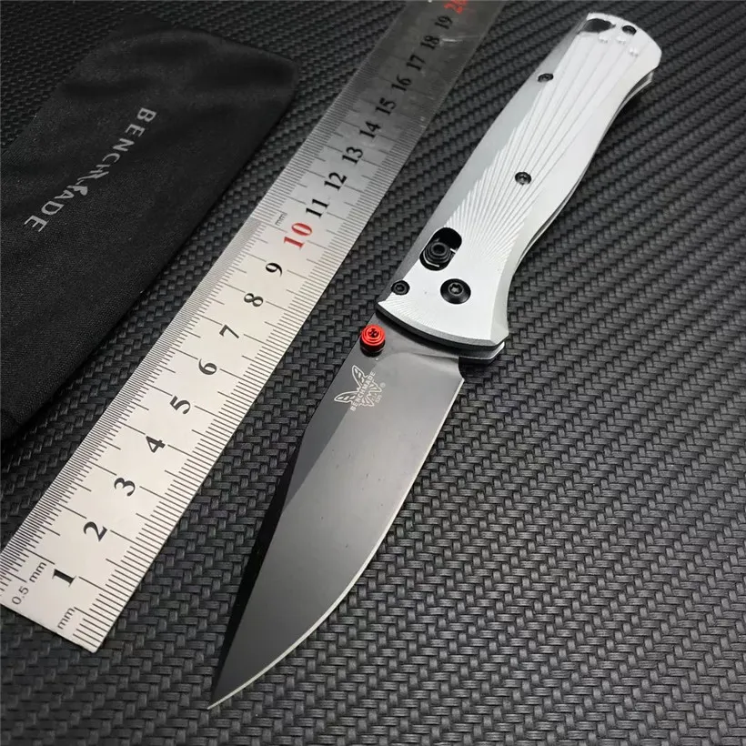 BenchMade 535BK-4 3.24 "Ось складной нож 535 Обработанные черные ДЛК Обычные ножи Открытые ручки Лезвие, Бугов Охота EDC BM 535BK-1 535-1 537 BM42 Инструменты