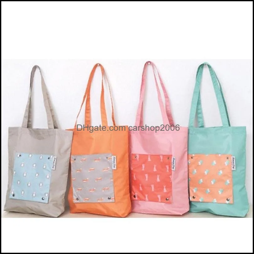 wholesale foldable shopping bags quick dry reusable storage bag eco friendly shopping bags tote bags shoulder large capacity dbc