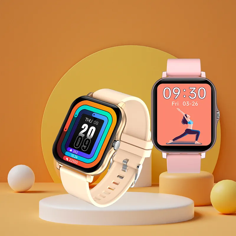 Relógio inteligente H13 Pulseiras esportivas de 1,69 polegadas Rastreador de fitness Smartwatch Monitor de freqüência cardíaca e pressão arterial