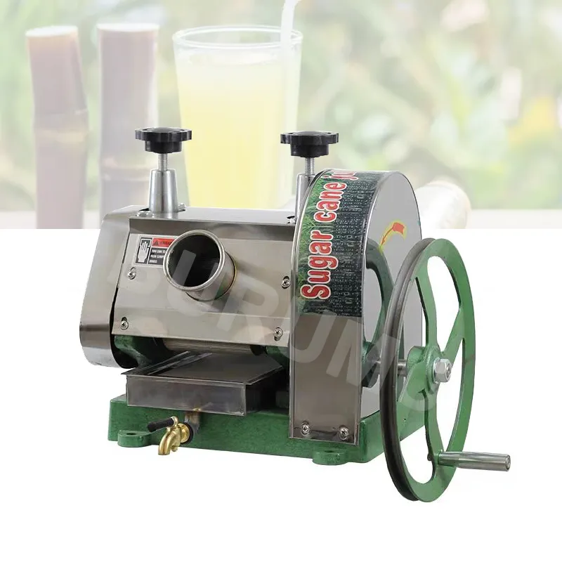 Manual Sugarcane Juicer Portable Hand Cranked Juicer Extrusion Sugar