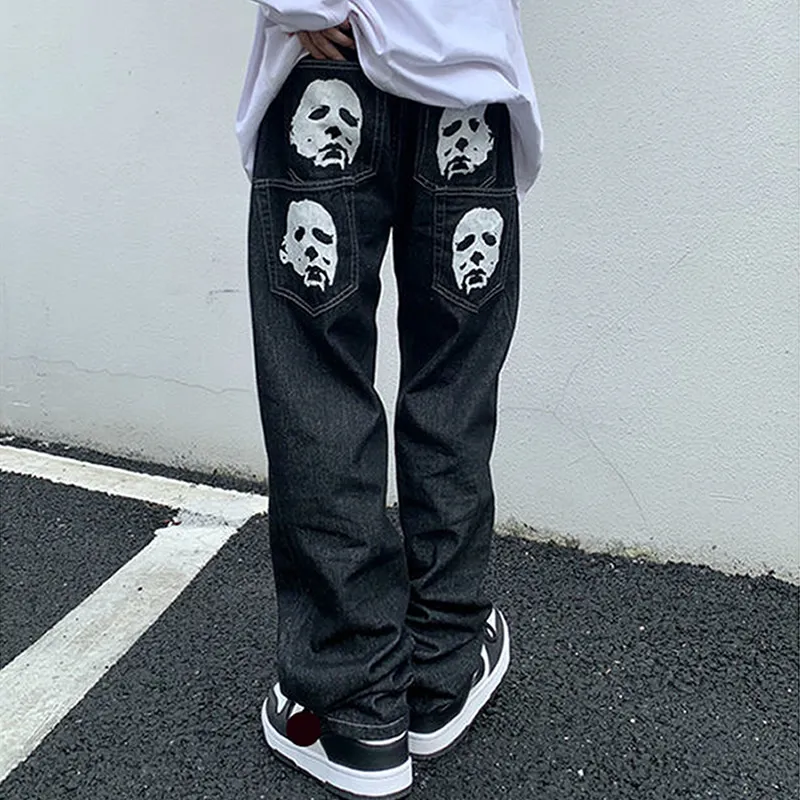 パンツ Civarize black coating cargo denim emo