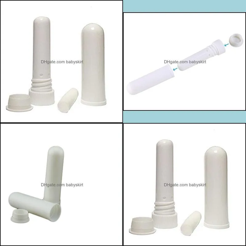 Hot sale Blank Nasal Inhaler Sticks, Plastic Blank Aroma Nasal Inhalers for DIY essential oil