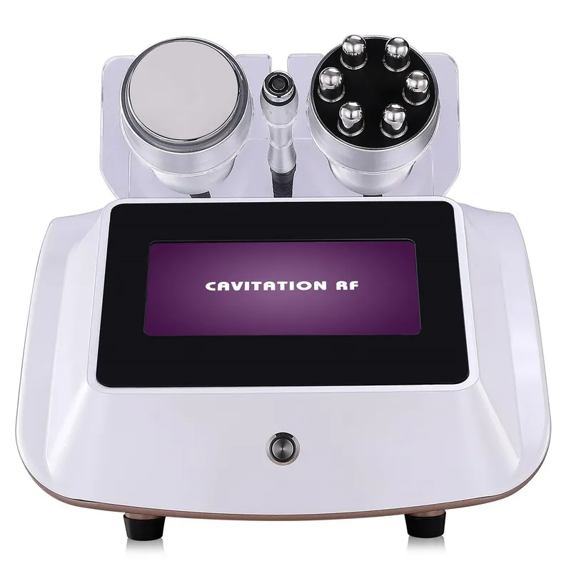 3 in 1 Fat Burner Ultrasound 40K Vacuum Cavitation System RF Slimming Massage Device Body Shape Salon Machine