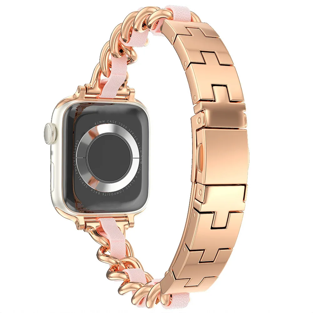 Correas Para Relojes De Mujer Pulseras Cuero Reloj Apple Watch Brazalete  Bandas