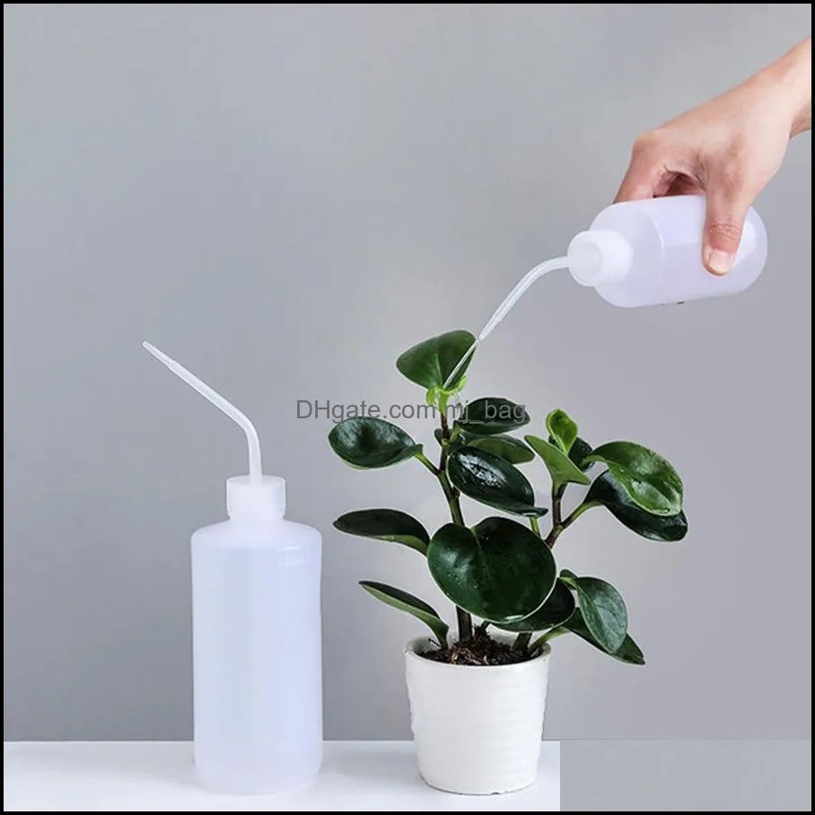 plant squeeze bottle with long nozzle water beak pouring kettle 500ml large capacity succulents flower special watering bottles dh0781-1