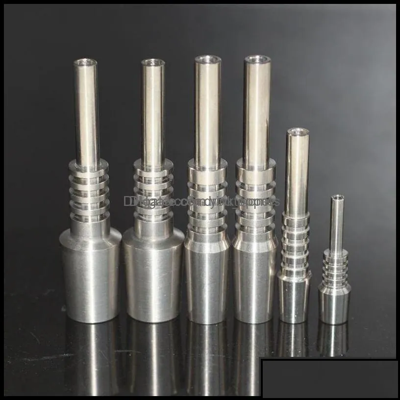 Andra handverktyg Home Garden Titanium Nectar Collector Tips Nail 10mm 14mm otqly
