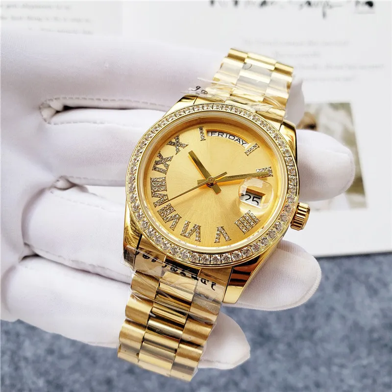 初回生産分 古典的な女性が自動機械式時計36mmダイヤモンドベゼル防水ファッション腕時計 旧品番特価 Watches Wristwatches Com