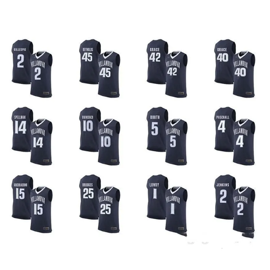 Nikivip NCAA Mens Basketball Jersey Villanova Wildcats Ryan Arcidiacono 15 Kyle Lowry 1 Josh Hart 3 Kris Jenkins 2 college Custom Dowolne Numer Numer