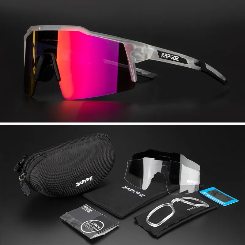 Kapvoe-gafas de sol polarizadas para ciclismo de montaña, lentes deportivas  para hombre y mujer, UV400 gafas de sol polarizadas hombre alta calidad  gafas ciclismo hombre gafas de sol mujer polarizadas gafas de