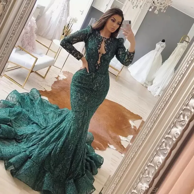 Eightale Arabic Evening Dress With Detachable Skirt Two Pieces Green  Morocco Kaftan Mermaid High Neck Velvet Prom Party Gown - Evening Dresses -  AliExpress