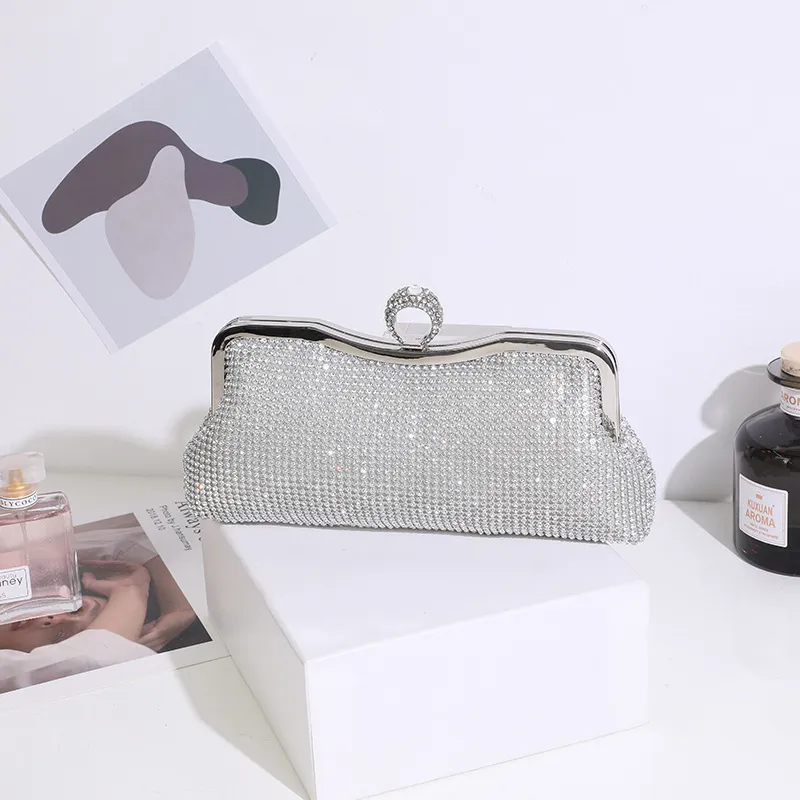 Diamants Sacs De Soir e Bague Petite Pochette Cha ne Sac