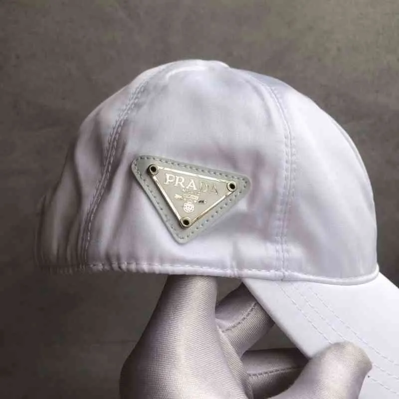 Designer Hats Prads Triangular Caps New p High Version Inverted Triangle  Nylon Waterproof Men039s and Women039s Baseball Cap5604649335874