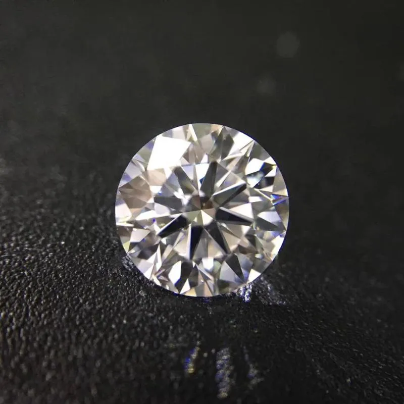 Diamantes soltos 2,5ct quilate 8,5 mm EF colorido moissanite pedra brilhante CLARIDA CUTO ROUND VVS1 Excelente laboratório de diamante anel de diamante materialLoose