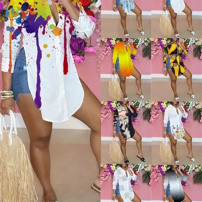 Designer Y2K Chemises Femmes Élégantes À Manches Longues Tops Mode Coréenne Été Dames Festival Vêtements Fairycore Blouses Q6318 220623