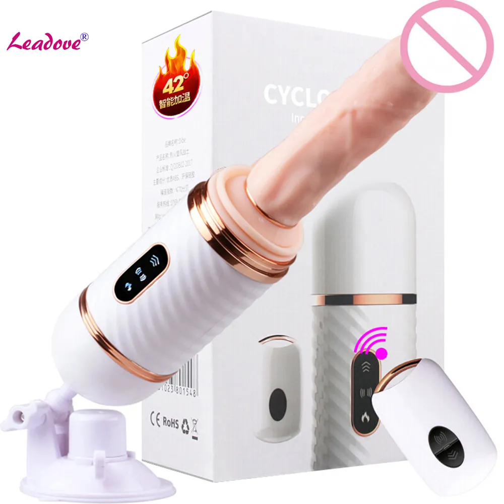 Gode vibrateur réaliste pour femmes, Machine d'amour, chauffant, télescopique, artificiel, jouets sexy pour adultes, masseur, masturbateur féminin doux