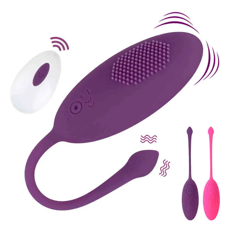 NXY Vibratoren Vagina-Vibrator, springendes Ei, vibrierender Kegelball, Klitoris-Stimulator, Fernbedienung für Frauen, Sexshop, G-Punkt-Massage, 0409