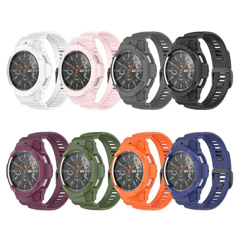 Cinturino per orologio di moda di lusso per Samsung Galaxy Watch 42 46mm Cinturini intelligenti Cinturino sportivo con cinturini di ricambio in morbido Tpu