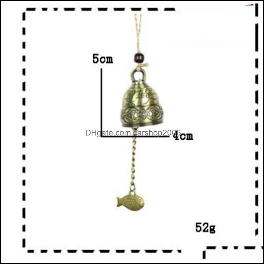 Novelty Items Bell Dragon Pendant Yunnan Dongba Metal Wind Chime creative home decoration