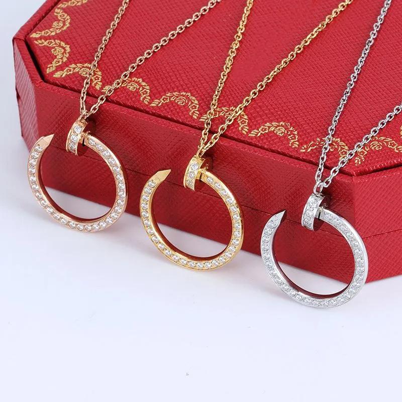 Ожерелье высокого качества для мужчин и женщин, дизайнерский дизайн из нержавеющей стали