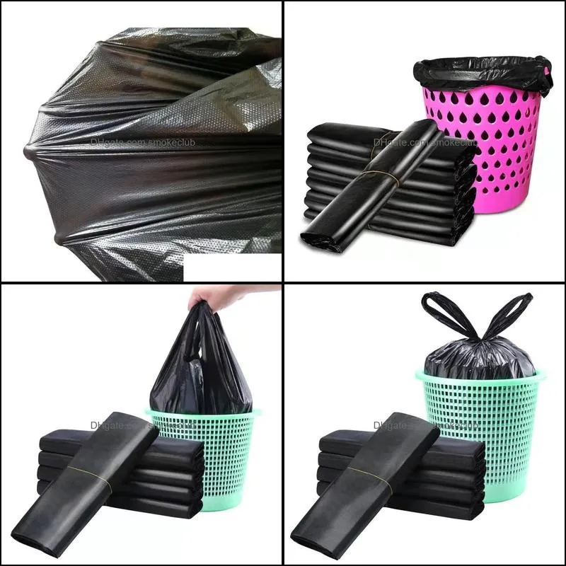 Thickened Trash Bags Supermarket Shopping Portable Household Disposable Vest-shape Plastic Bags