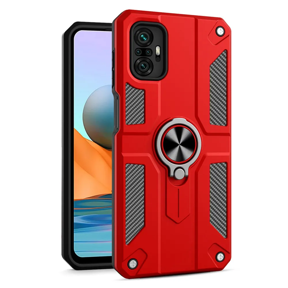 Magnetischer Metallring, stoßfeste Standhüllen für Xiaomi Redmi Note 10s 9 10 Pro Redmi 8 8a 9 9a 9c Backcover Coke Deep