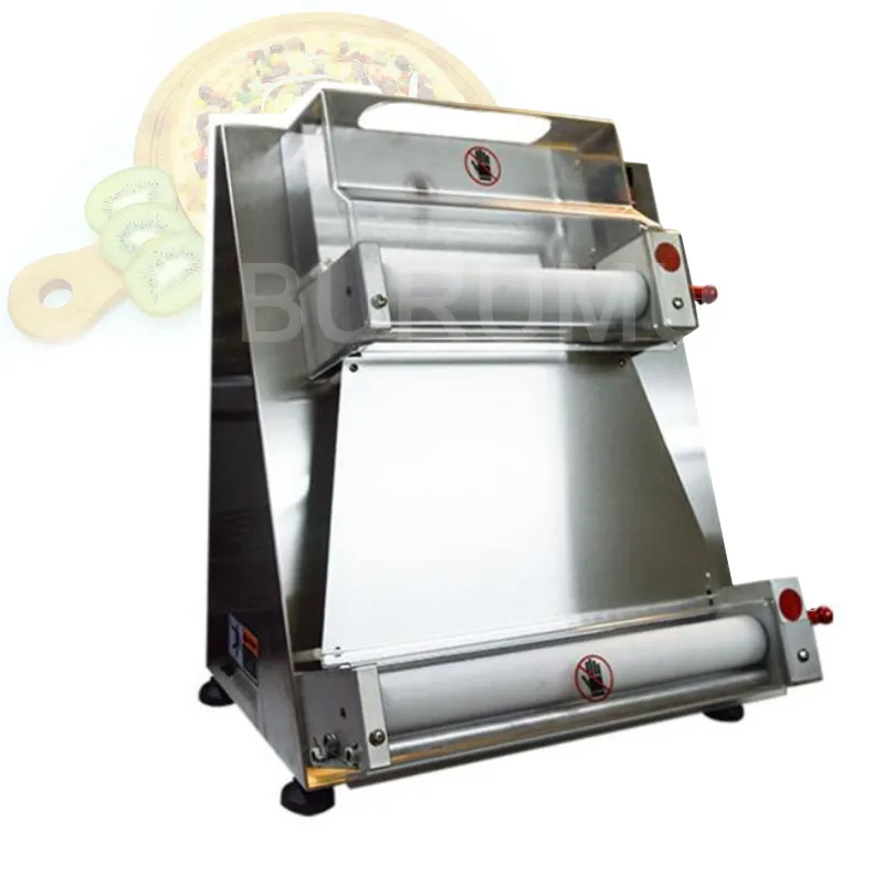 Pizza Shaping Machine Commerciële roestvrijstalen Pizzeria Perslift 15 inch 370W 110V / 220V