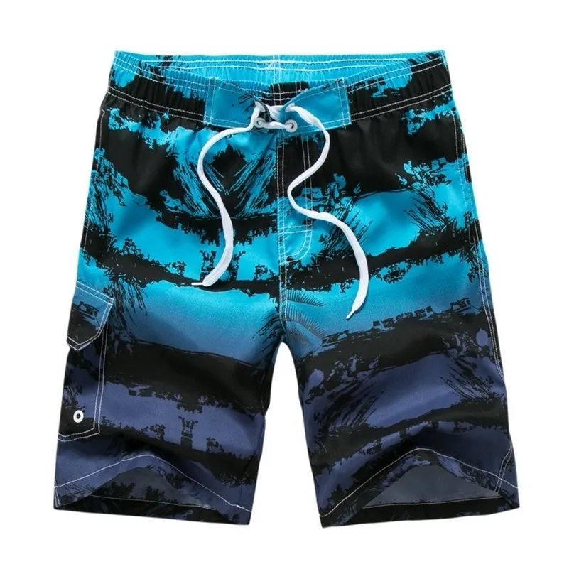 Summer Beach Mens Shorts Drukowanie swobodne szybkie suche szorty Bermudy Męskie krótkie spodnie M5xl 21 Kolory 220607