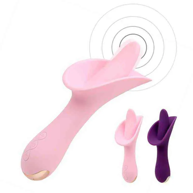 Ikoky NXY Vibrators Tongue Vibrator Oral Sex Massager 10 Mode Clitoris Stimulator Silicone Female Masturbator_voghion.com