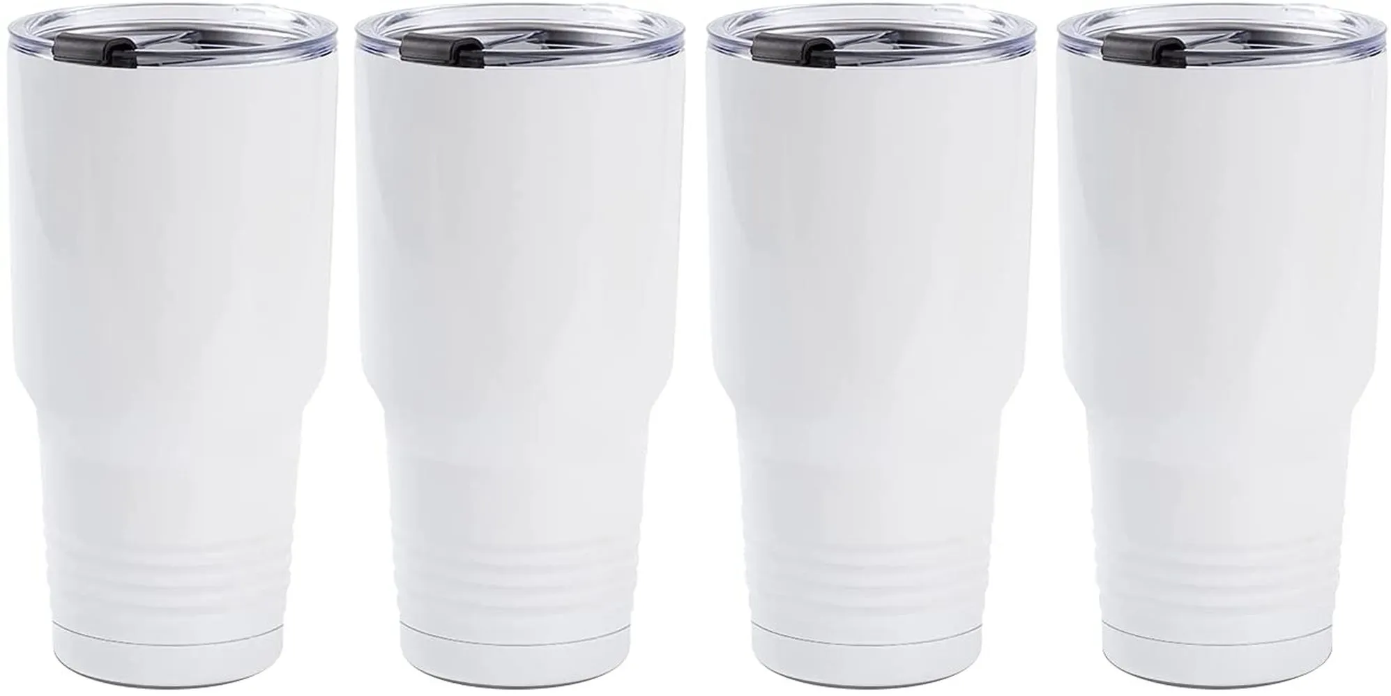 Sublimation Tumbler Blanks 30 OZ Blanc En Acier Inoxydable Café Voyage Tumbler Tasses De Voiture avec Couvercle Sublimation Tasses Tasses 0425