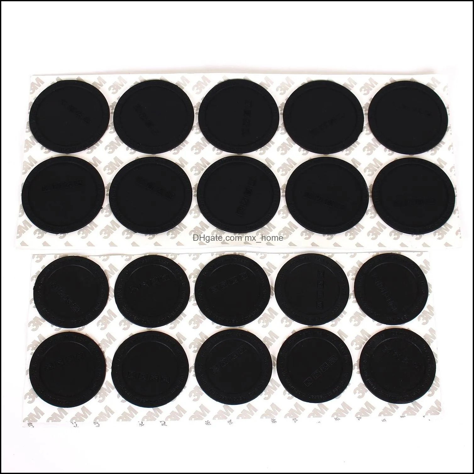 round rubber coaster pad self adhesive cup bottom stickers drinkware tools for 15oz 20oz 30 ounce tumblers protective non-slip pads
