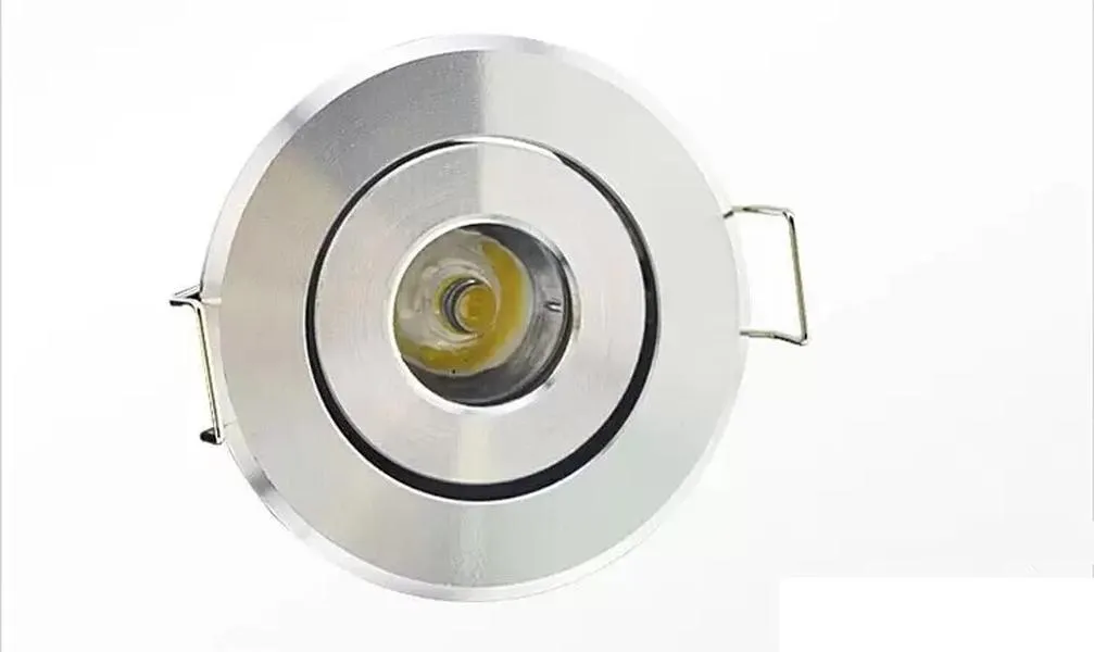 la più recente lampada da armadio a LED mini cerchio rotondo ad alta potenza da incasso a soffitto in alluminio bianco