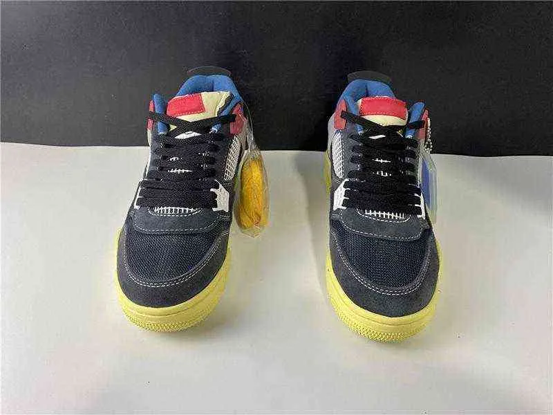 Union 4 Guava Ice Off Noir Dark Smoke Grey Light Bone Men Shoes Sports Sneaker High Quality 4s Jumpman trainer