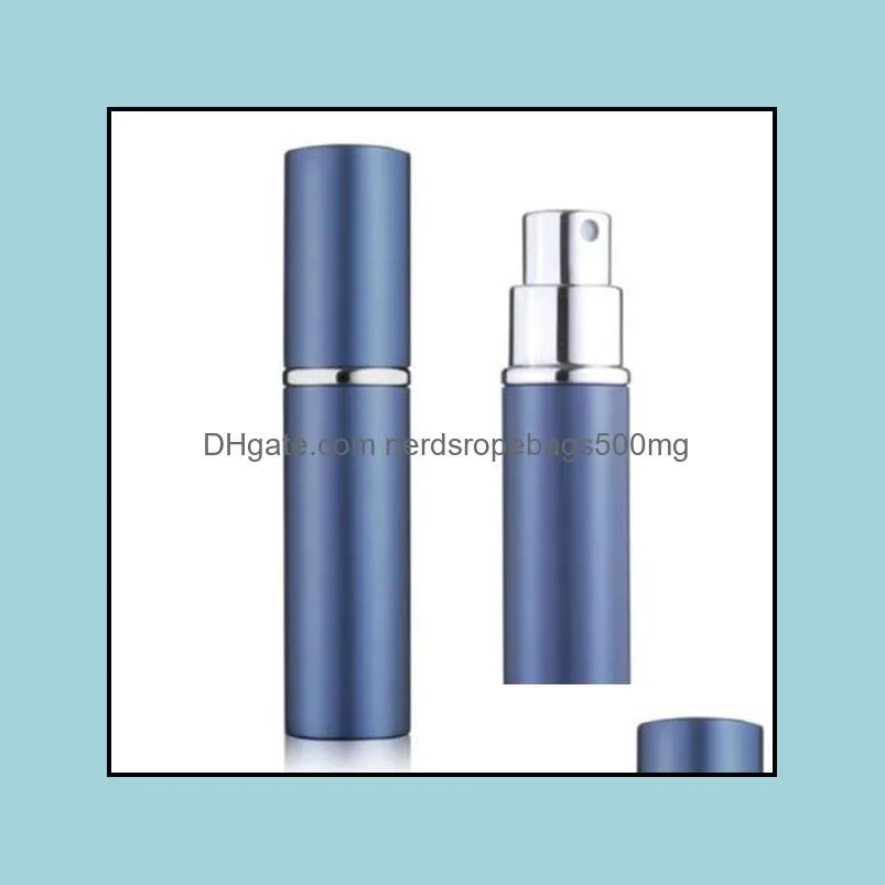 NEWempty perfume bottle 5ml Aluminium Anodized Compact Aftershave Atomiser Atomizer fragrance glass scent-bottle RRB10605