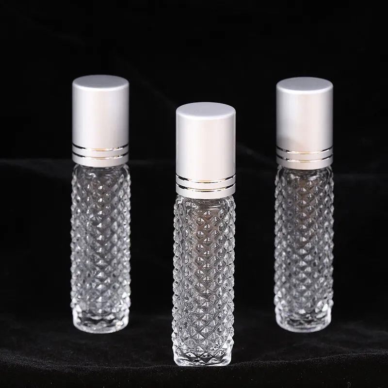 10 ml Roll-on-Flasche, dickes Glas, Parfümflasche, nachfüllbar, leere Rolle, Fläschchen für ätherische Öle