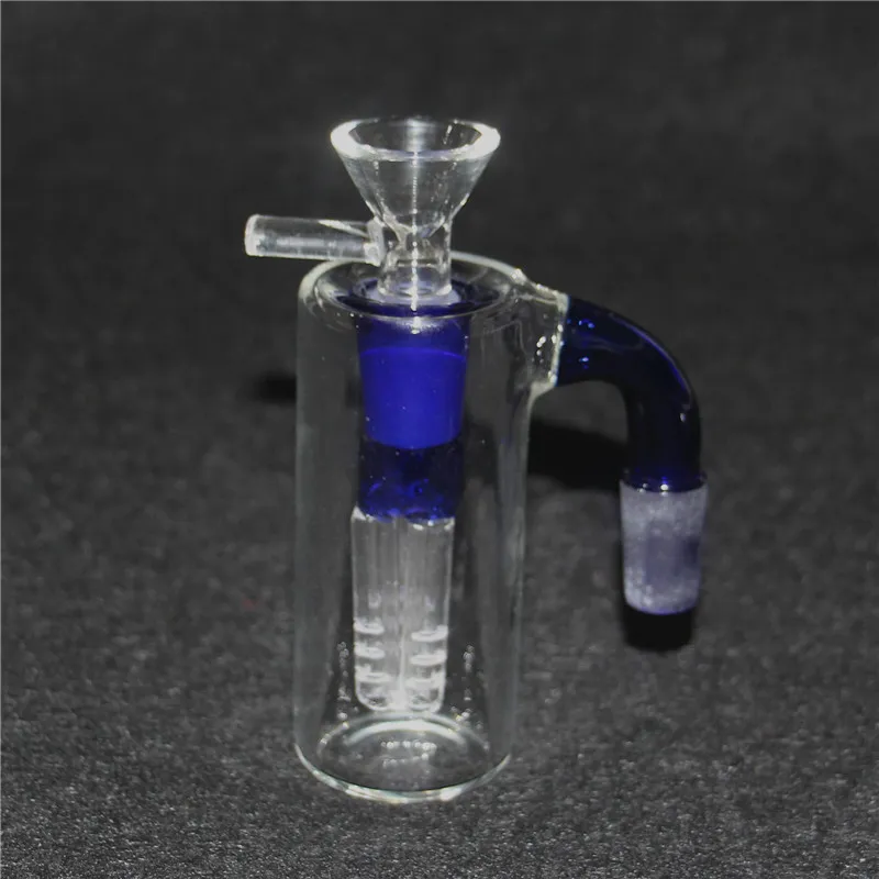 Кальян 14 мм стеклянные петли со стеклянными чашами Quartz Bangers 45 90 градусов Ashcatcher