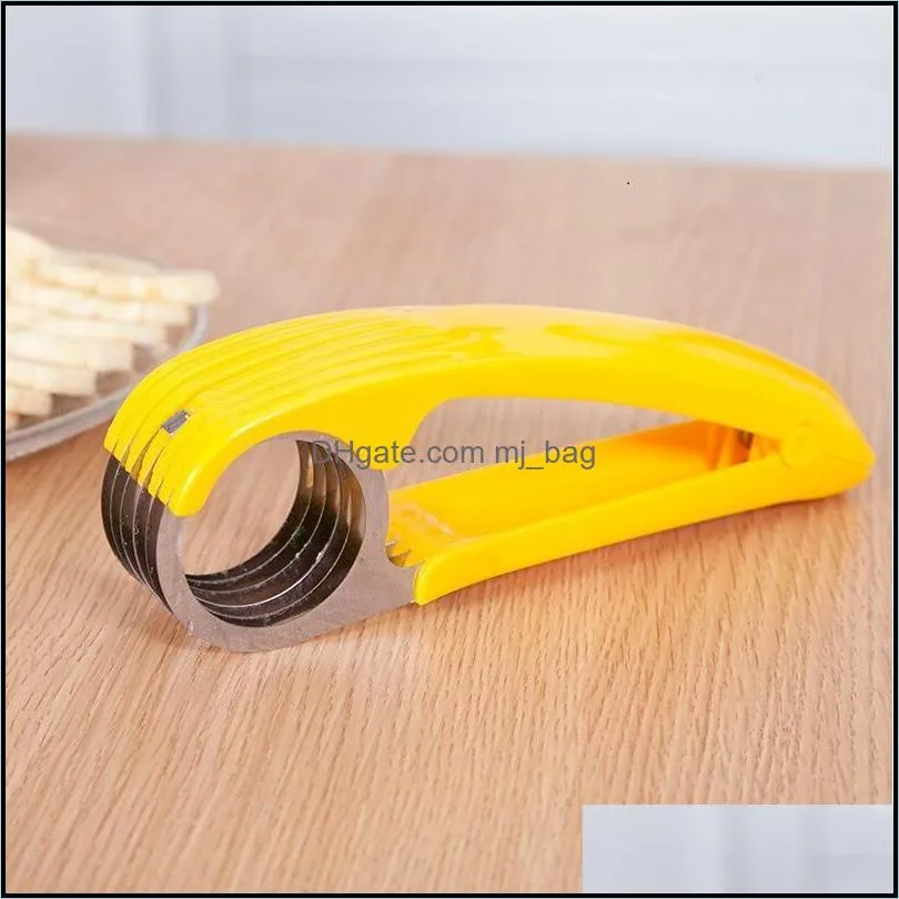 banana slicer sausage chopper cucumber cutter fruit tool stainless steel kitchen tools pae11367