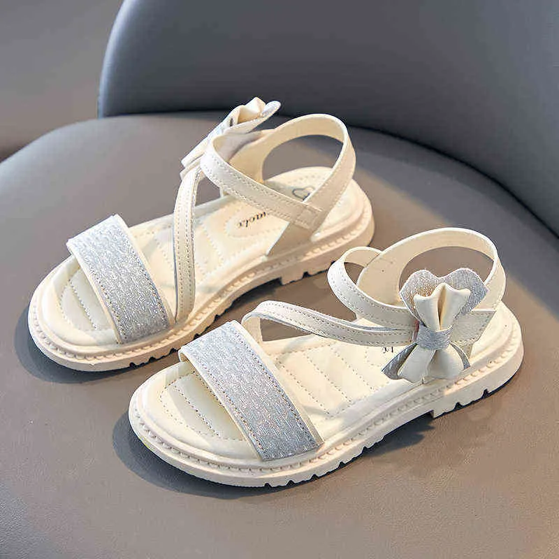Cute white sandals for juniors sale