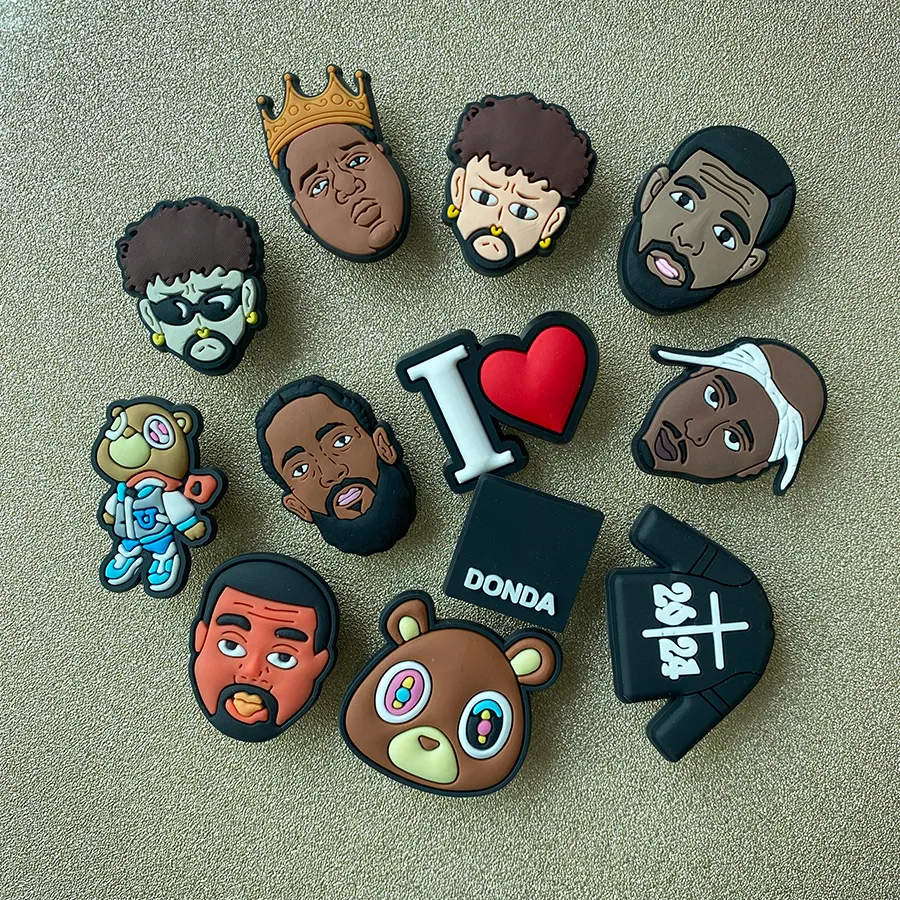 Rapper hotsell croc charms