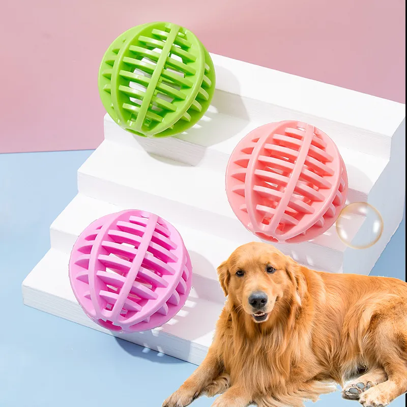 Köpek Oyuncak Gıda Sızıntısı Ball Rahatlama Isırık Dayanıklı Molar Dişler Temizleme Diş Fırçası Eğitim Evcil Hayvan Aksesuarları Malzemeleri