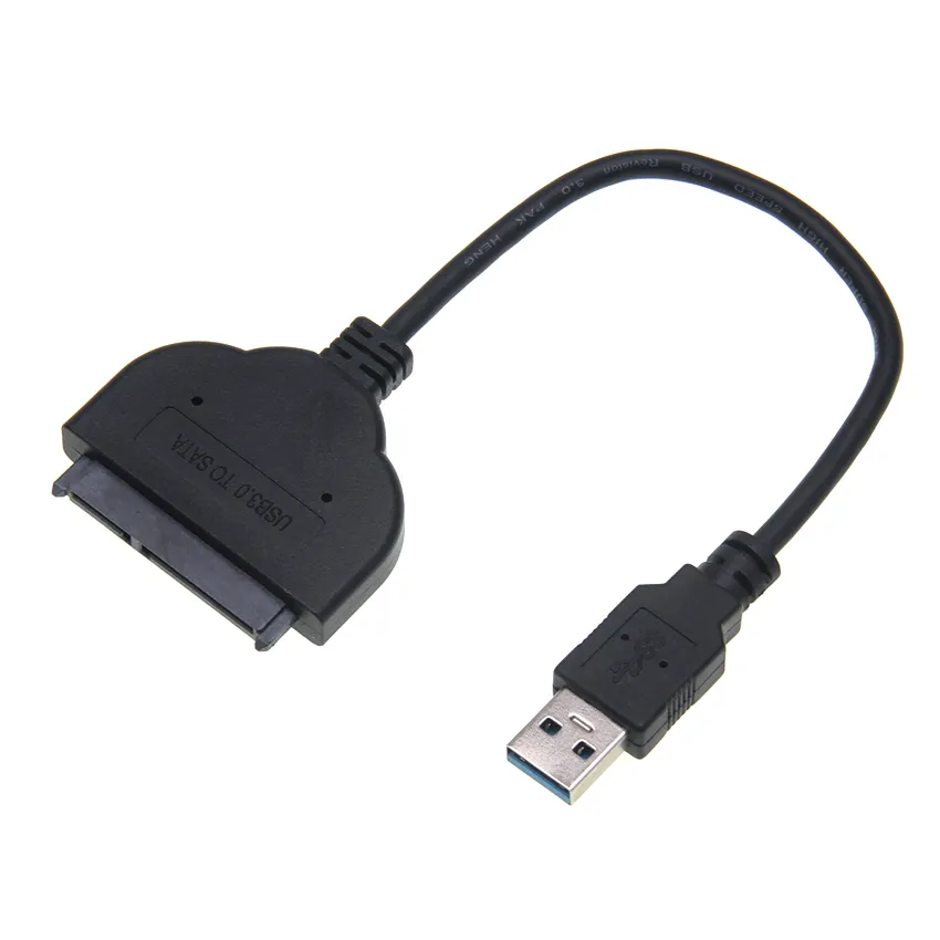 USB 3.0 To Sata Cables 22 Pin Power Adapter Cable for 2.5 HDD SDD Hard Disk Drive