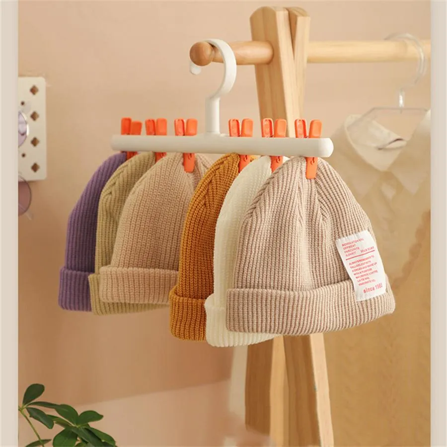 Storage Holders & Racks Hat artifact hanging hat clip peaked cap scarf finishing multi-functional dormitory hanger wall