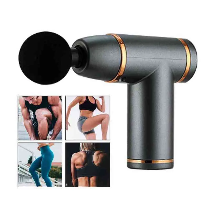 Handheld Mini Muscle Massage Gun Percussion Massager, Deep Tissue Massager for men and women 