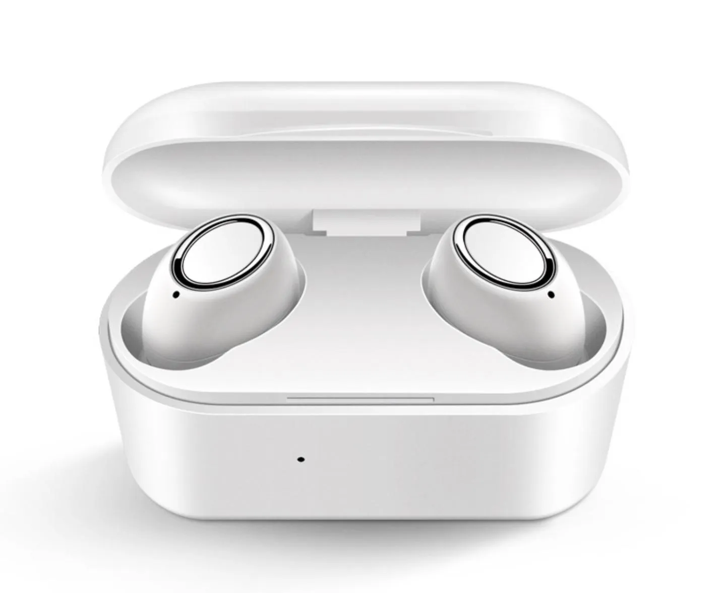 Nouveau 2023 Écouteurs d'écoute sans fil de puce Transparence en métal Renommer les écouteurs sans fil de charge Bluetooth Génération de détection de dérivation